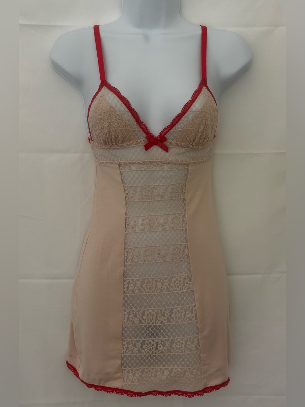 Victoria’s Secret Lace Night Gown Peach Pink XS